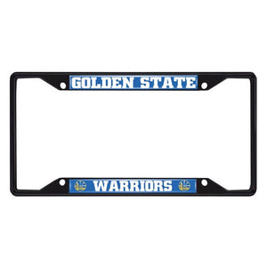 Golden State Warriors License Plate Frame Black