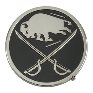 Buffalo Sabres Auto Emblems - Chrome