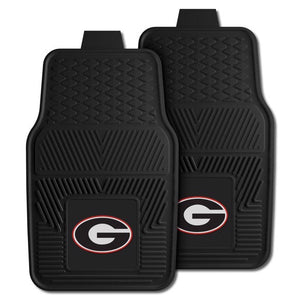 Georgia Bulldogs 2 Piece Utility Car Mats - Front