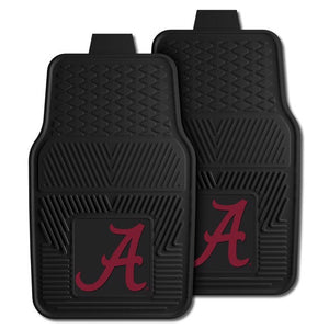 Alabama Crimson Tide 2 Piece Utility Car Mats - Front