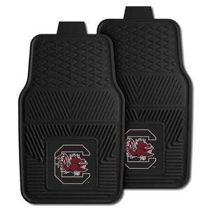 South Carolina Gamecocks 2 Piece Utility Car Mats - Front