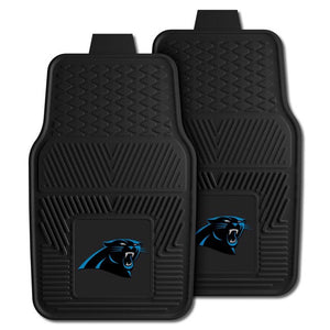 Carolina Panthers 2 Piece Utility Car Mats - Front