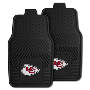 Kansas City Chiefs 2 Piece Utility Car Mats - Front