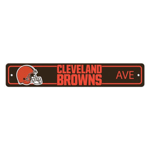 Cleveland Browns Street Sign Decor