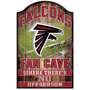 Atlanta Falcons Fan Cave Wood Sign 11