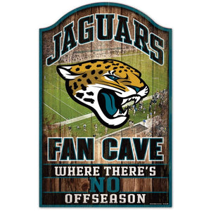 Jacksonville Jaguars Fan Cave Wood Sign 11
