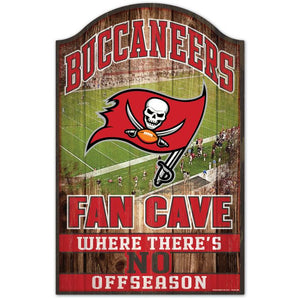 Tampa Bay Buccaneers Fan Cave Wood Sign 11