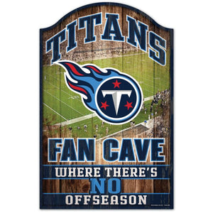 Tennessee Titans Fan Cave Wood Sign 11
