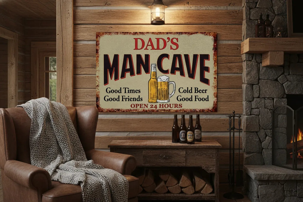Dad's MAN CAVE Open 24 Hours
