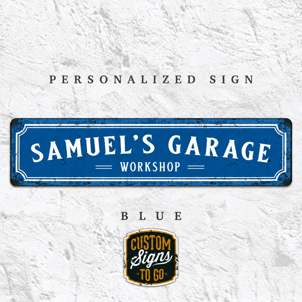 Personalized Family House Sign – Custom Vintage Metal Sign
