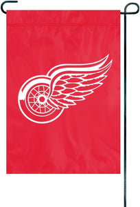 Detroit Red Wings Embroidered Banner Garden Flag