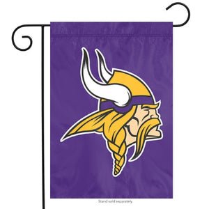 Minnesota Vikings Embroidered Banner Garden Flag