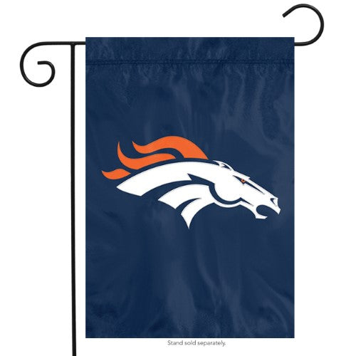 Denver Broncos Embroidered Banner Garden Flag