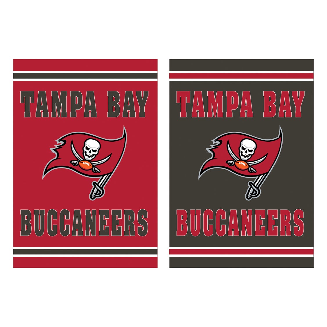 Tampa Bay Buccaneers Double Sided Embossed Suede Garden Flag