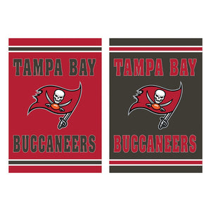 Tampa Bay Buccaneers Double Sided Embossed Suede Garden Flag
