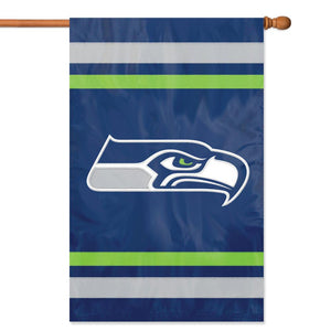Seattle Seahawks Embroidered Banner House Flag