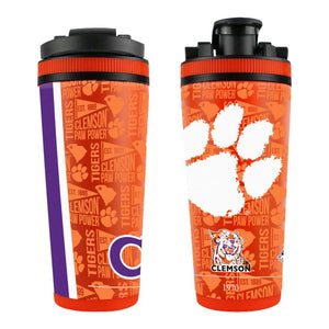 Clemson Tigers Sports 4D Ice Shaker 26oz