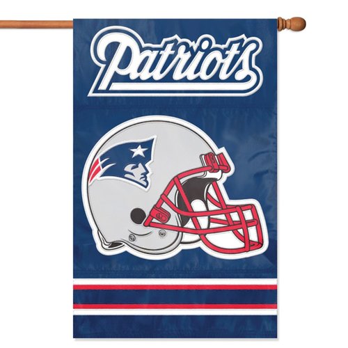 New England Patriots Embroidered Banner House Flag