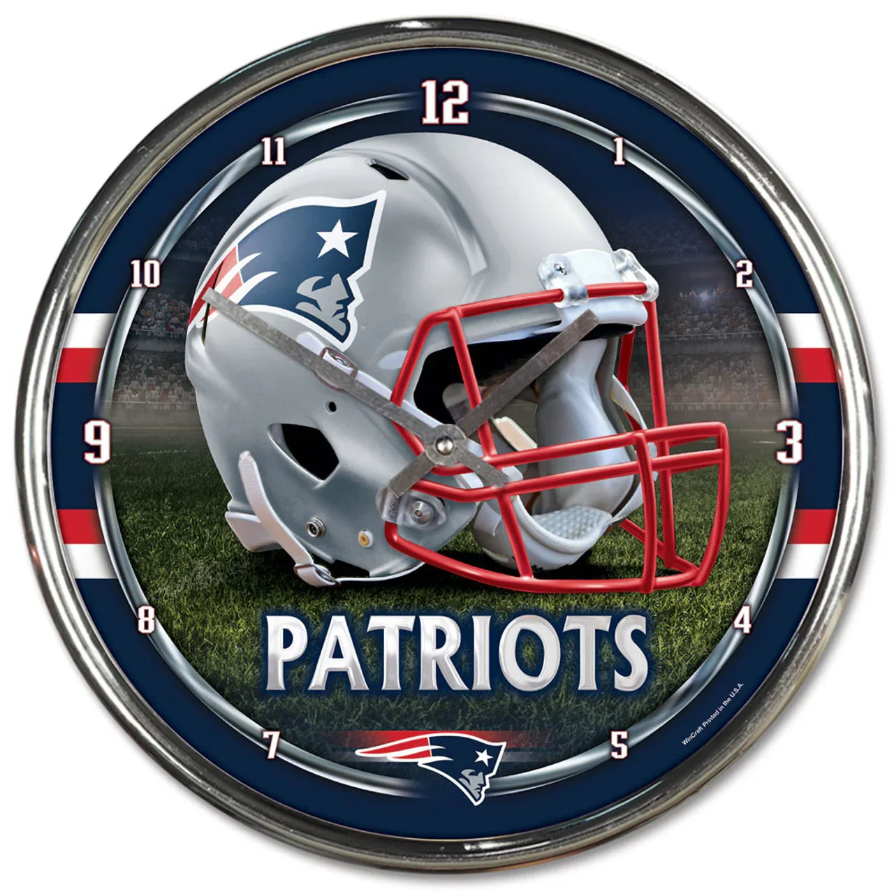 New England Patriots Chrome Clocks – ManCave Store