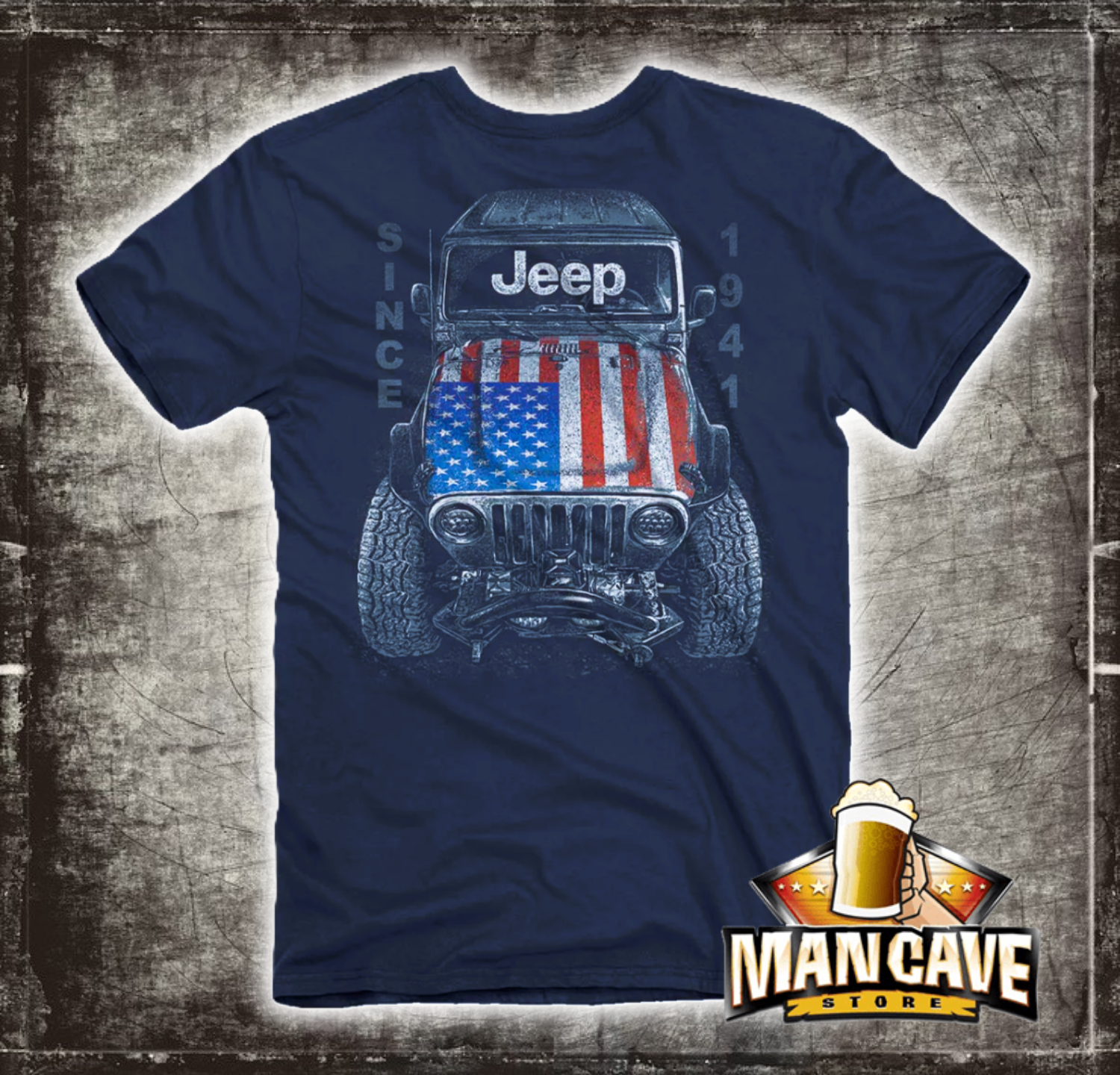 Jeep Big USA T‑Shirt