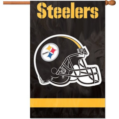 Pittsburgh Steelers Embroidered Banner House Flag