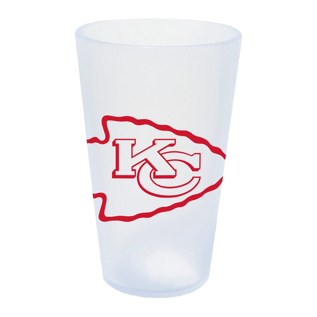 Kansas City Chiefs Silicone Pint Glass 16oz