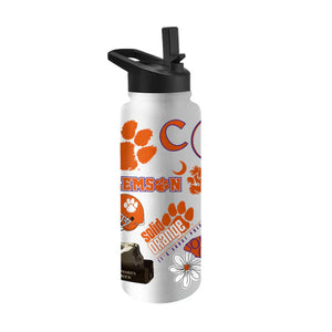 Clemson Tigers 34oz Native Quencher Bottle