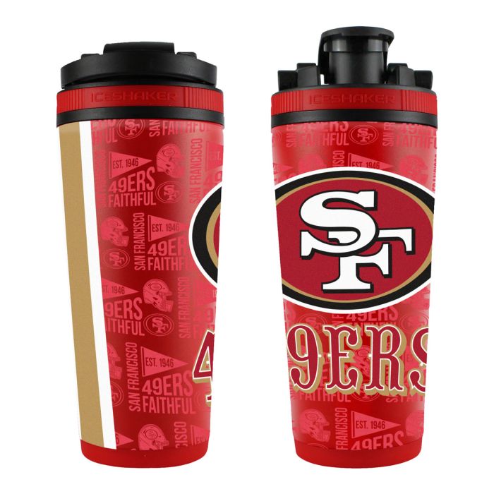 San Francisco 49ers Sports 4D Ice Shaker 26oz