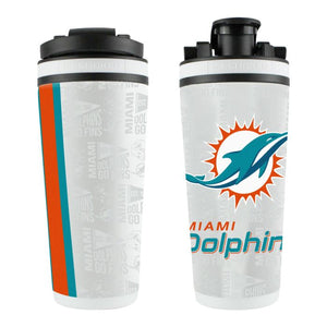Miami Dolphins Sports 4D Ice Shaker 26oz