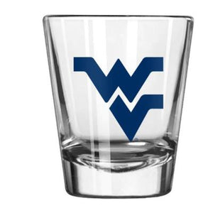 West Virgina Mountanieers Sports Clear Shot Glass