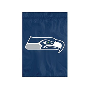 Seattle Seahawks Embroidered Banner Garden Flag