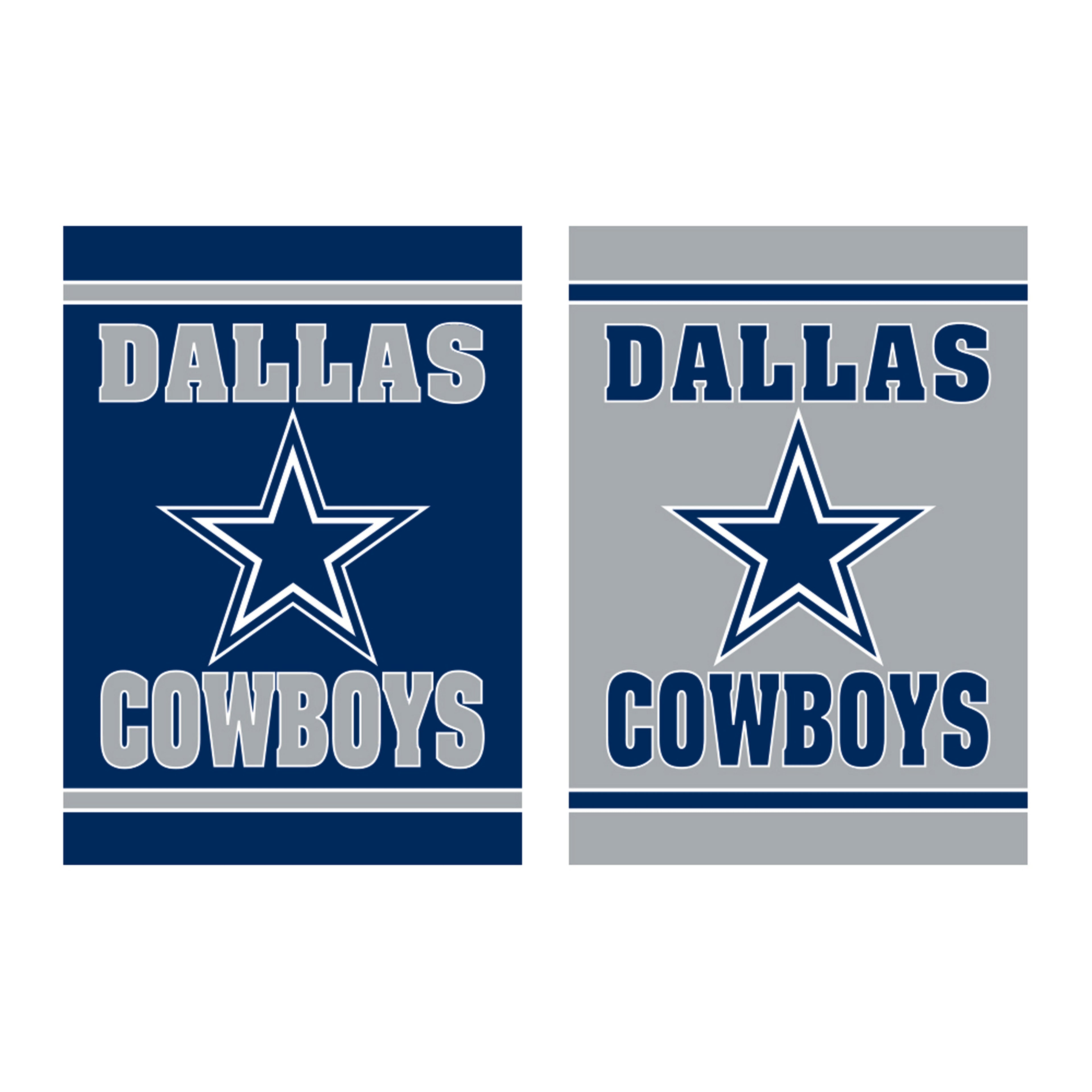 Dallas Cowboys Double Sided Embossed Suede House Flag