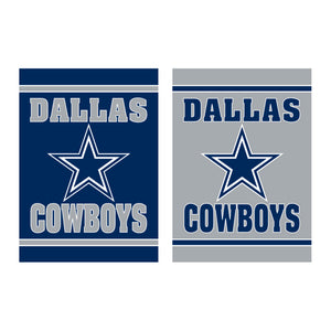 Dallas Cowboys Double Sided Embossed Suede House Flag