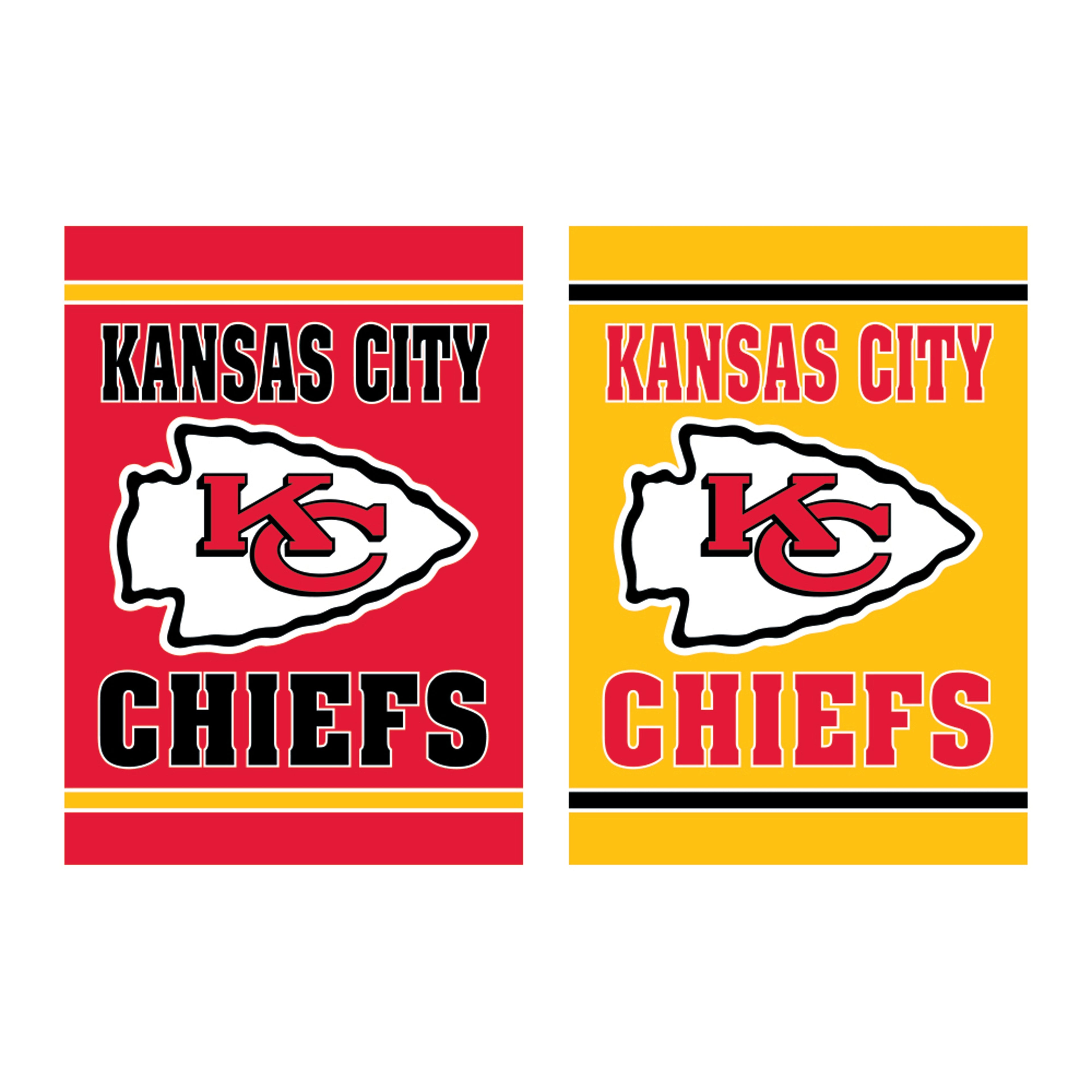 Kansas City Chiefs Double Sided Embossed Suede House Flag
