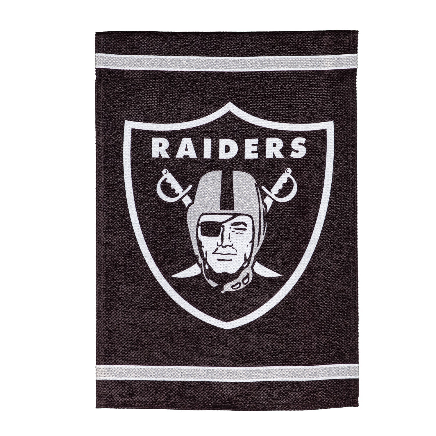 Las Vegas Raiders Double Sided Embossed Suede House Flag