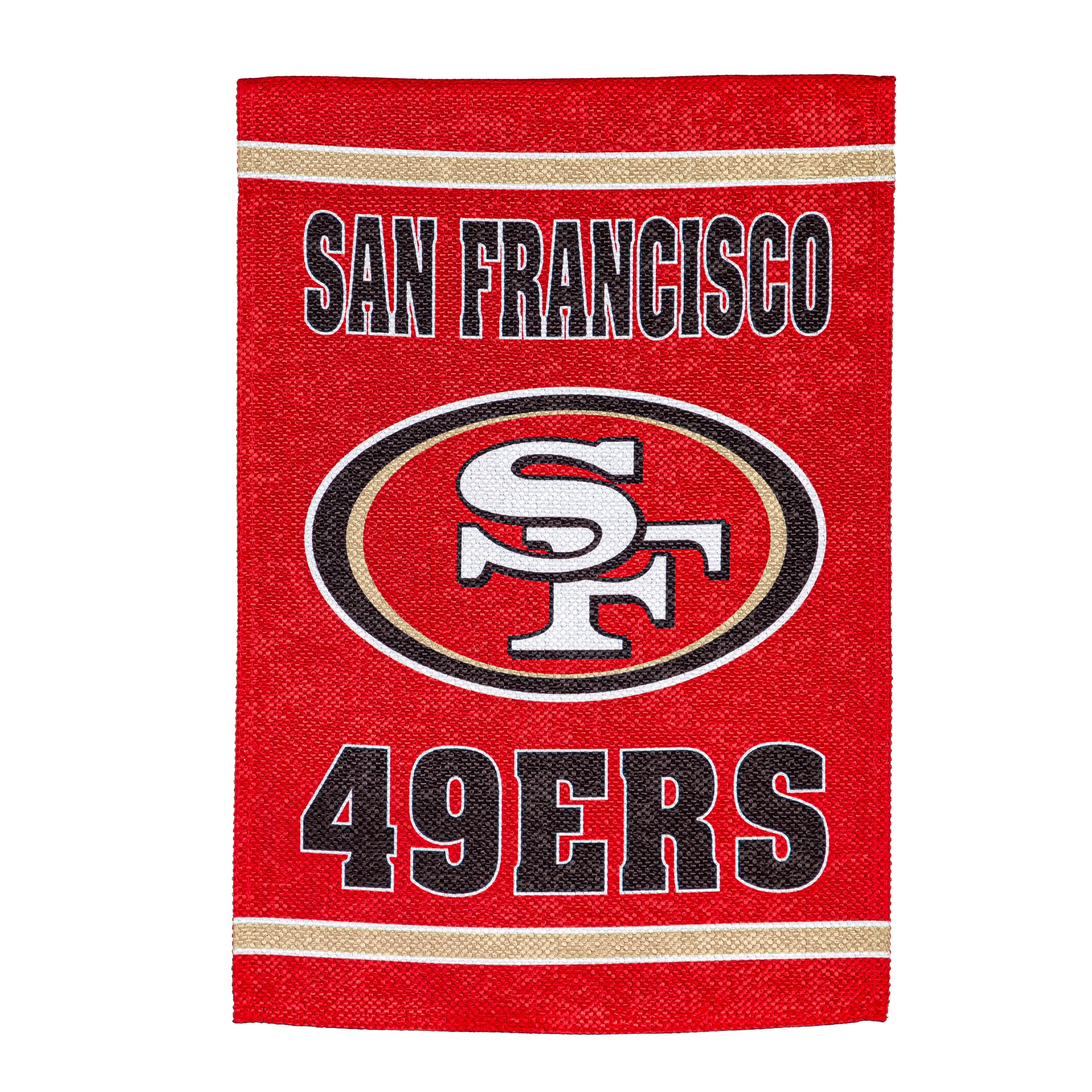 San Francisco 49ers Double Sided Embossed Suede House Flag