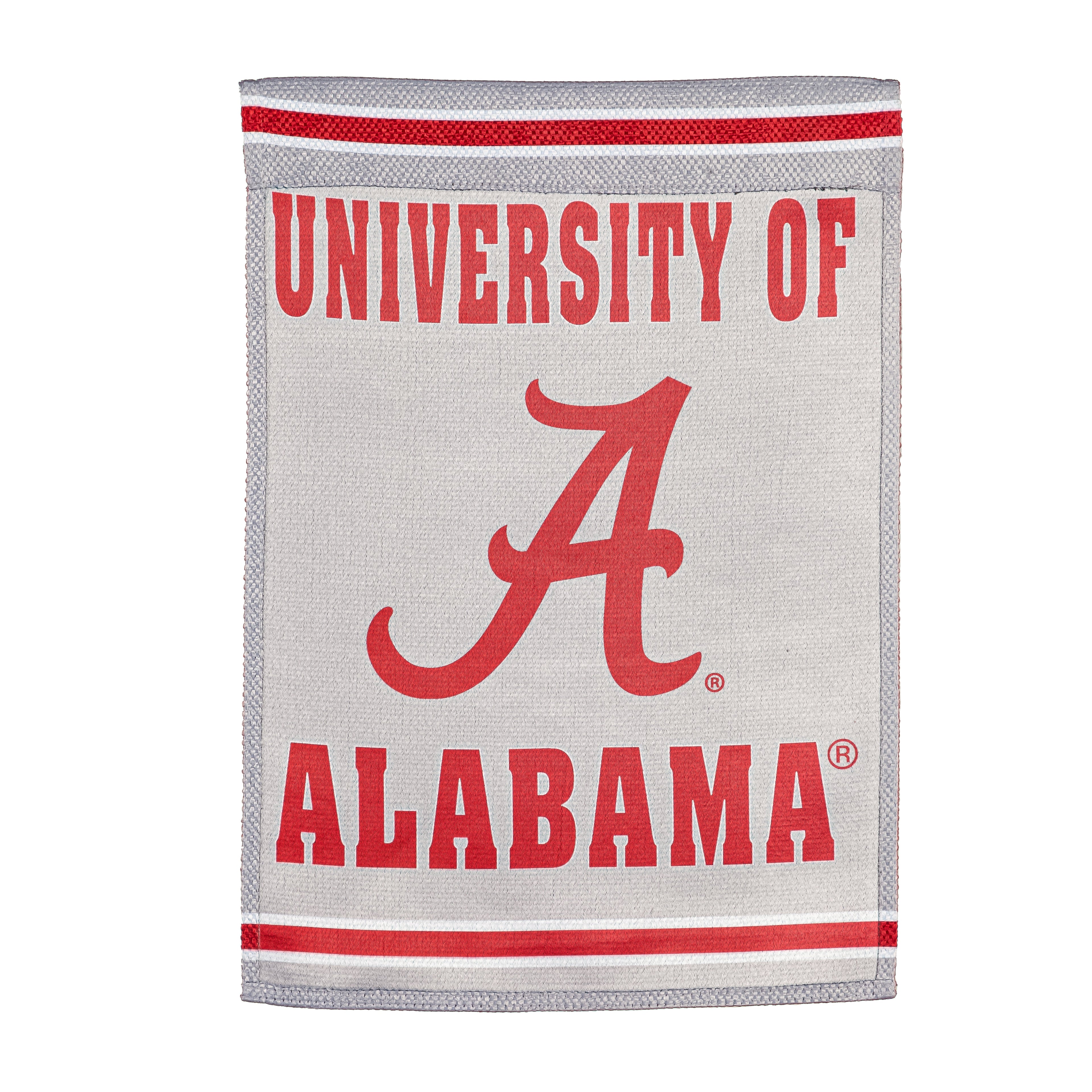 Alabama Crimson Tide Double Sided Embossed Suede House Flag