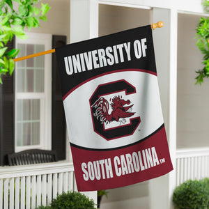 South Carolina Gamecocks Suede House Flag