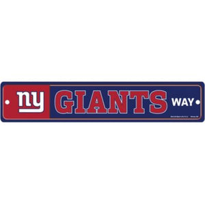 New York Giants Way Street / Zone Sign