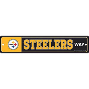 Pittsburgh Steelers Way Street / Zone Sign