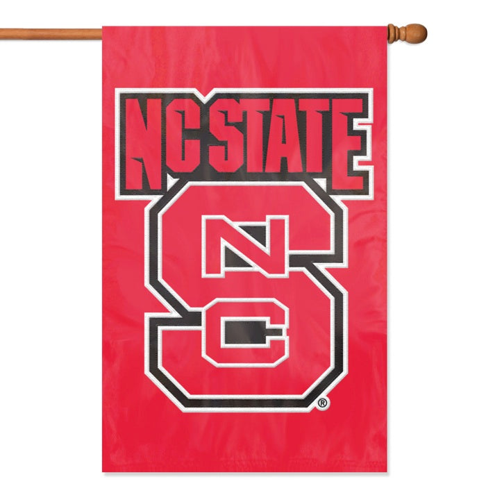 North Carolina State Wolfpack Embroidered Banner House Flag