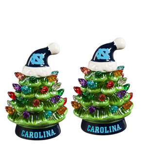 North Carolina Tar Heels LED Ceramic Christmas Tree - 4