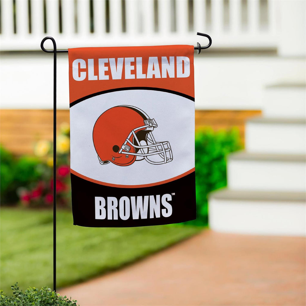 Cleveland Browns Suede Garden Flag