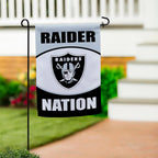 Las Vegas Raiders Suede Garden Flag