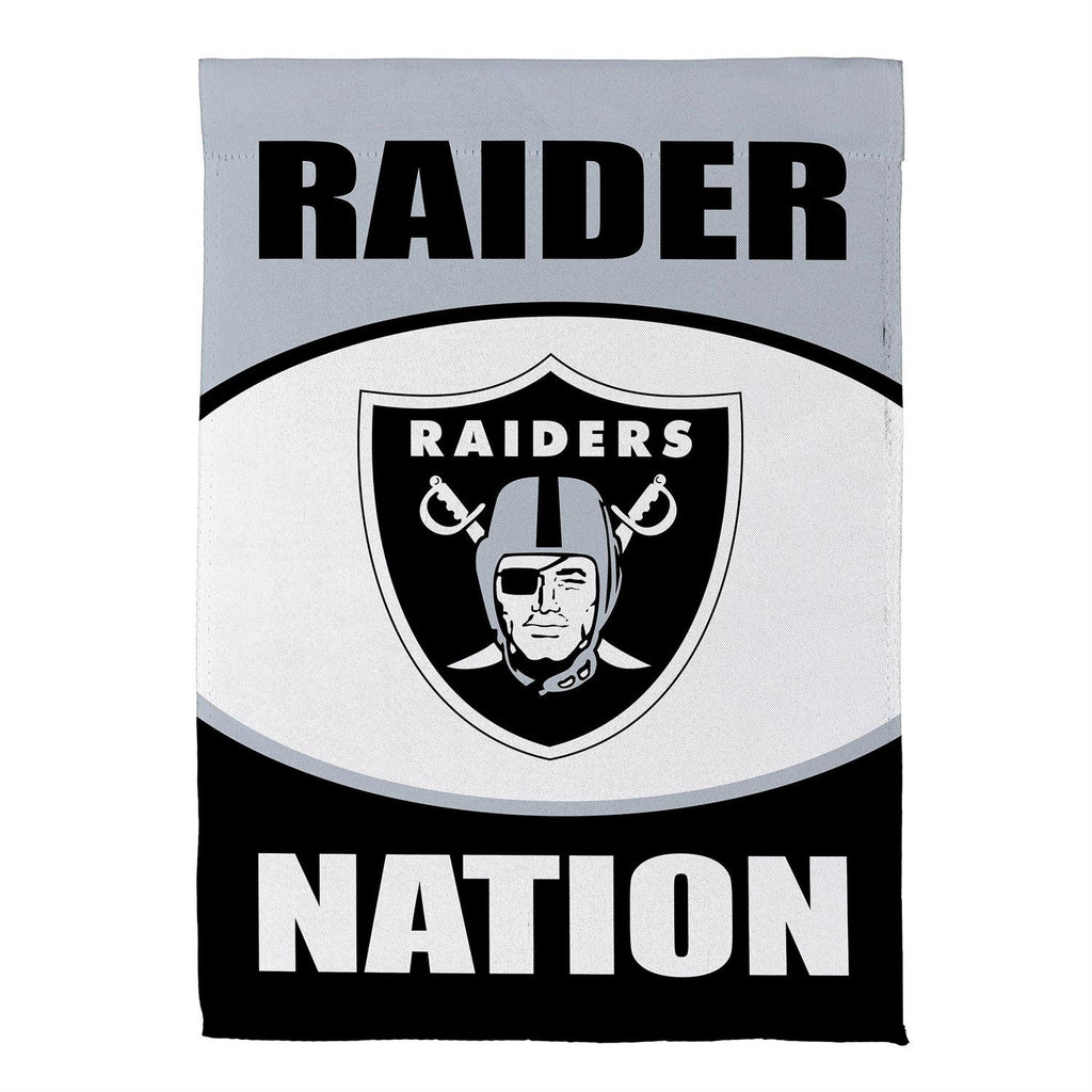 Las Vegas Raiders Suede Garden Flag