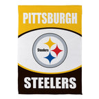 Pittsburgh Steelers Suede Garden Flag