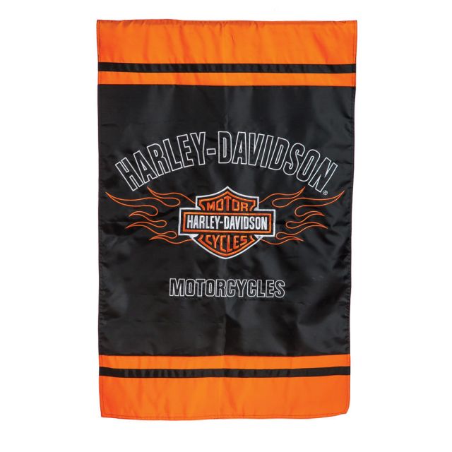 Harley-Davidson Bar and Shield Applique Flag
