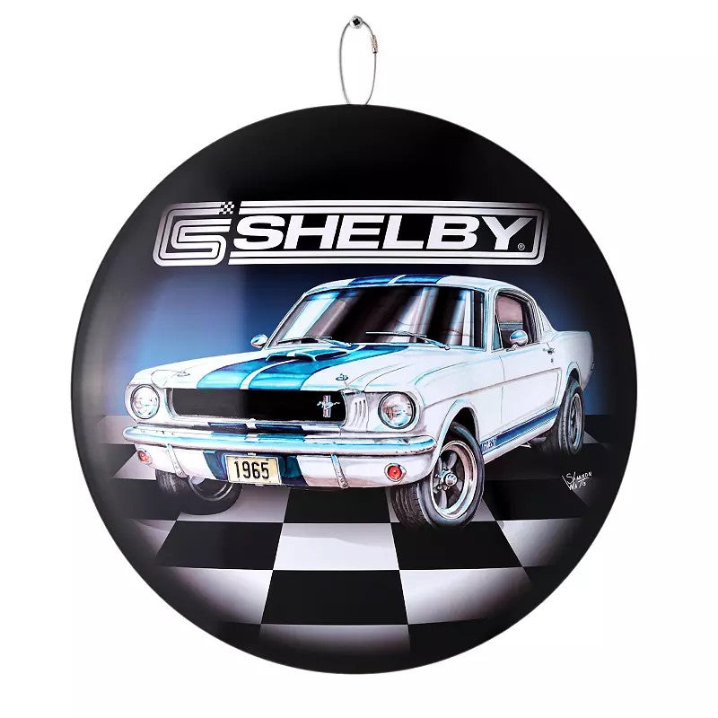 Shelby Domed Metal Sign