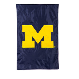 Michigan Wolverines Applique House Flags