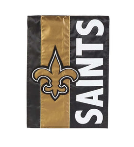 New Orleans Saints Embellish Garden Flag